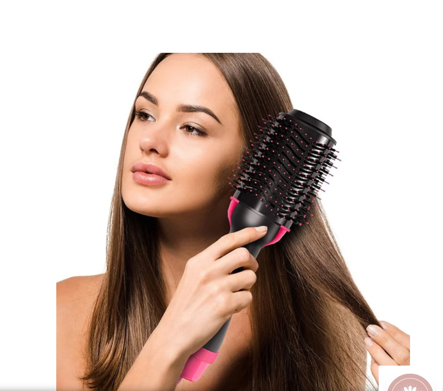 AirGlam brosse soufflante - résultat cheveux lisses
